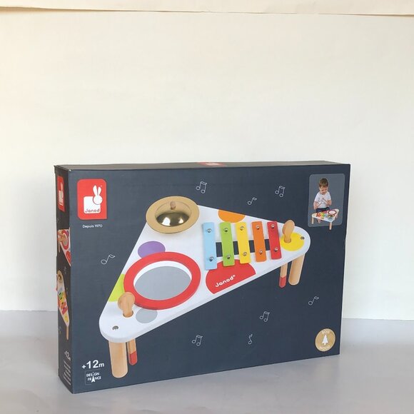 Janod Wooden Musical Table Confetti - Children's Musical Instrument New Sealed - Picture 7 of 12